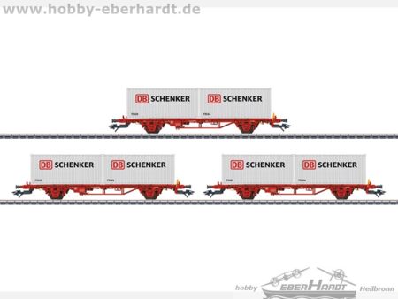 Märklin  HO  Tragwagen-Set DB Schenker NO