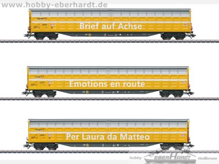 Märklin  HO  Schiebewandwagen-Set DIE POST