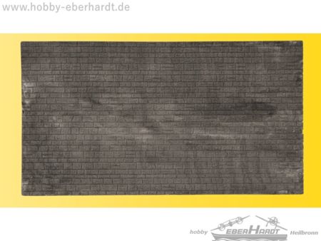 Vollmer H0 Mauerplatte Naturstein aus Steinkunst,L 26,5 x B 