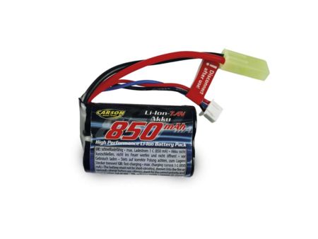 Carson 7,4V/850mAh LiIon Akku Mini-TAM