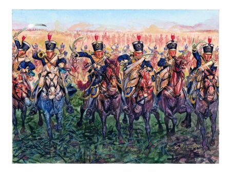 Italieri 1:72 Fig.-Set Leichte Kavallerie Napol.