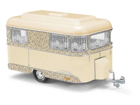 Busch Wohnwagen, beige/silber