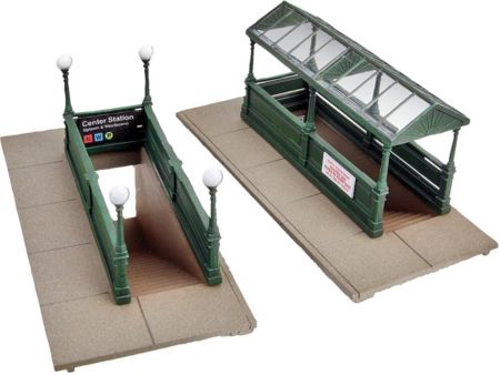 WALTHERS U-Bahn Eingang, 2 Stück