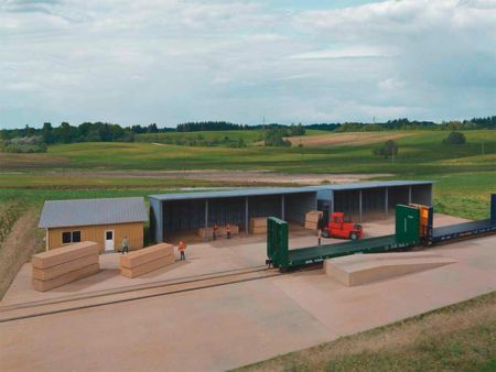 WALTHERS Moderne Holzverladung