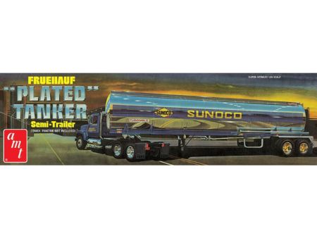 AMT 1/25 Fruehauf Plated Tanker Trailer (Sunoco)