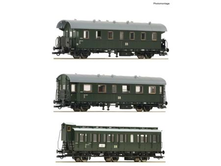 Roco HO 3-tlg. Set 2: Nebenbahnzug, DR