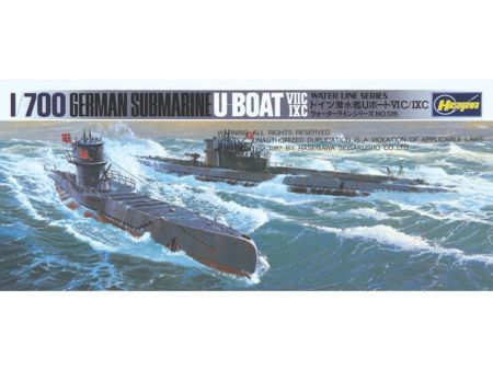 HASEGAWA 1/700 DKM U-Boot 7C/9C
