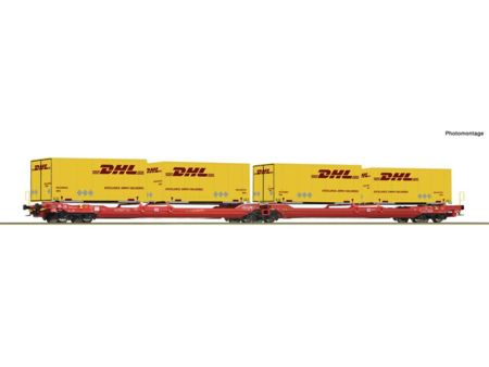 Roco HO  Doppeltaschen-Gelenkwagen T3000e, DB AG
