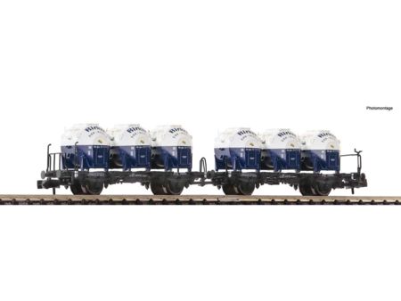 Fleischmann N  Behältertragwagen-Doppeleinheit, DB