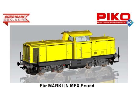PIKO H0 AC Diesellok  BR 212 Bahnbau VI   MFX Sound