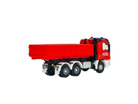 Viessmann H0 Feuerwehr MB ACTROS 3-achs mit Abrollcontaineru
