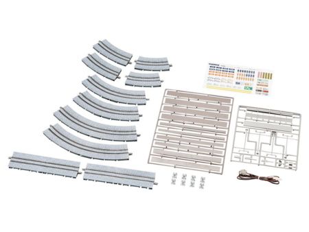 TOMYTEC Tram-Gleise, Basis-Set, Pflasterstein