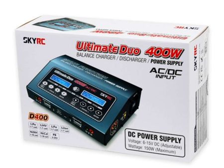 D400 AC/DC Ladegerät LiPo 1-7S 20A 2x200W