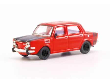 Herpa  1:87 HO  Simca Rallye II, rot/Felg. sw