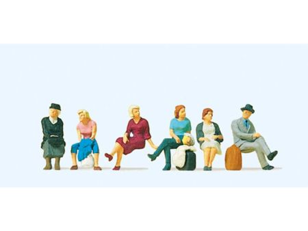 Preiser HO Sitzende Reisende