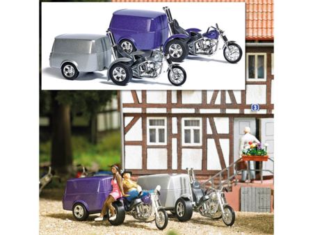 Busch Trike mit Anhänger H0        