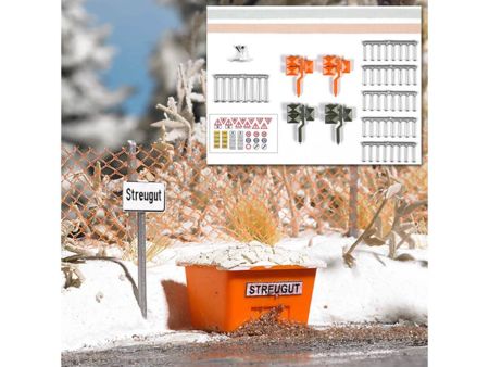 Busch Set Winter an der Straße H0  