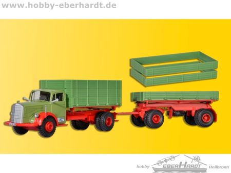 Kibri H0 MB 6600 Kipper mit Anhänger