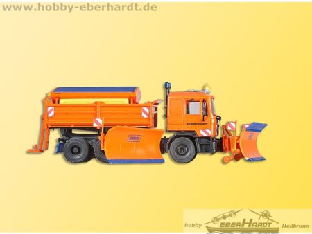 Kibri H0 MAN Autobahnräumfahrzeug mit Seitenpflug
