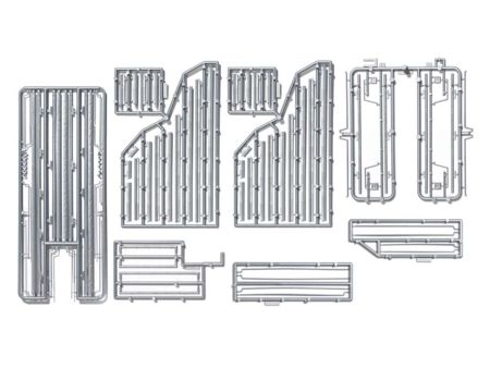 Busch HO Super-Dachrinnen-Set