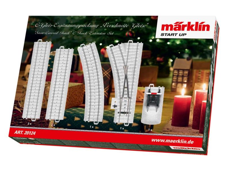 Märklin HO C-Erg.pack.verschneite Gleise