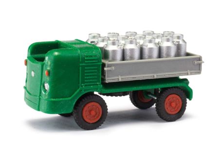 Busch HO MH: Multicar M21 mit Milchkan