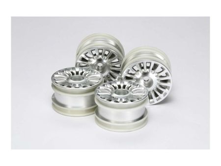 Tamiya M-Chassis Felgen-Set Fiat 500 Silber (4)