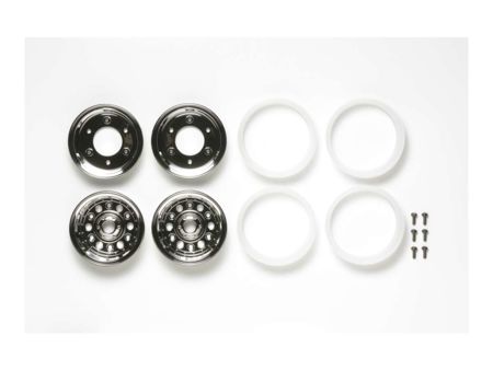 Tamiya Bruiser 4x4 Felgen (2) 4-teilig chrom