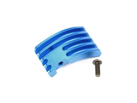 Tamiya M-07C Alu Motor-Kühlkörper Blau elox.