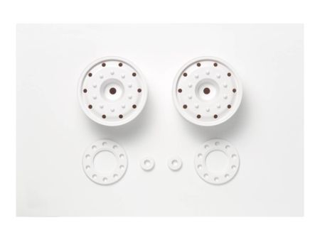 Tamiya 1:14 Breitfelge vorn 30mm (2) weiss