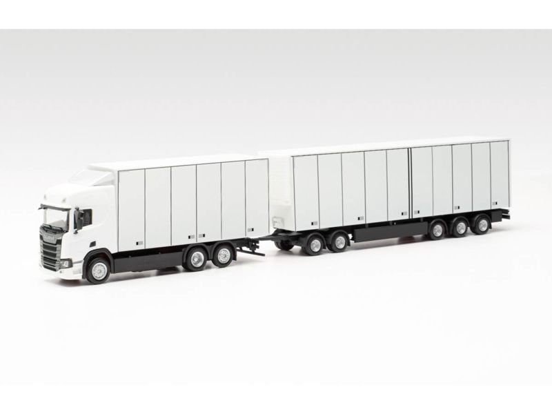 Herpa Scania CR20 HD - Autocarro Frigorifero Traveco - 1:87 - Modellino In Plastica