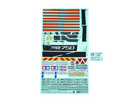 Tamiya Aufkleber Volvo FH16 56360