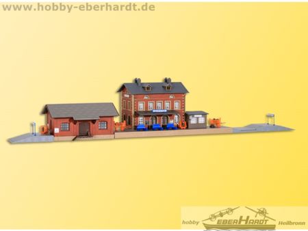 Kibri N Bahnhof Rauenstein mit Güterschuppen