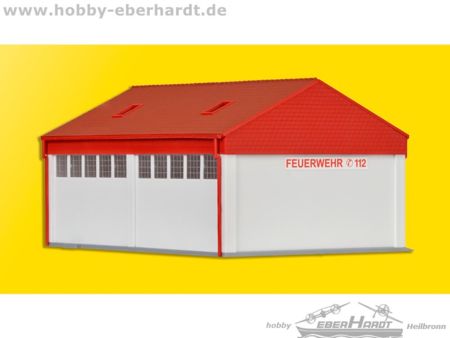 Kibri H0 Kleine Feuerwehrgarage 