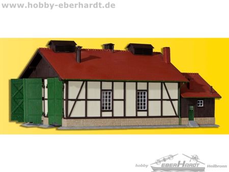 Kibri H0 Lokschuppen, zweiständig