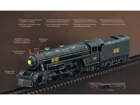 Märklin HO Schlepptender-Dampflok AC/DC Black Ice 