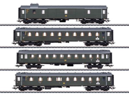 Märklin HO Schnellzugwagen-Set zur Dampflok BR 19.0 Sachsens