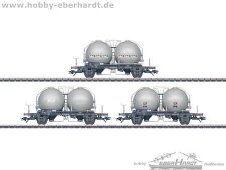 Märklin  HO  Kugelbehälterwagen-Set NS
