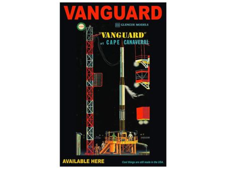 GLENCOE 1/76 Vanguard Rakte mit Gestell