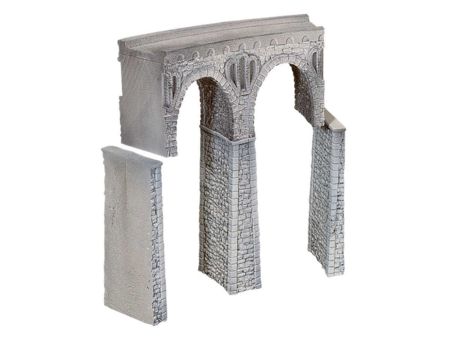 NOCH H0 Bruchsteinviadukt gebogen