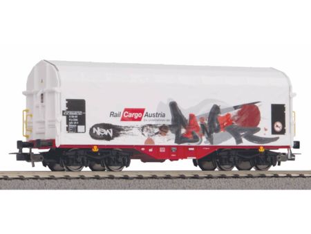 Piko Schiebeplanenwagen Rail Cargo Austria VI mit Graffiti