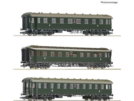 Roco HO 3-tlg. Set: Schnellzugwagen, PKP