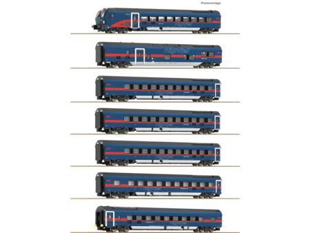 Fleischmann  Spur N 7-tlg. Set: Nightjet, ÖBB