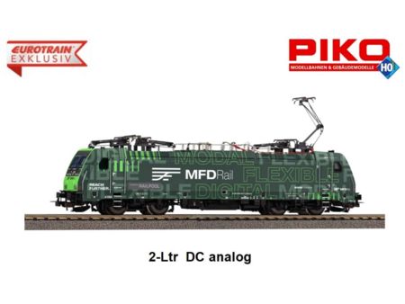 PIKO H0 DC Elektrolok BR 186 MFD Rail Railpool  VI  DC