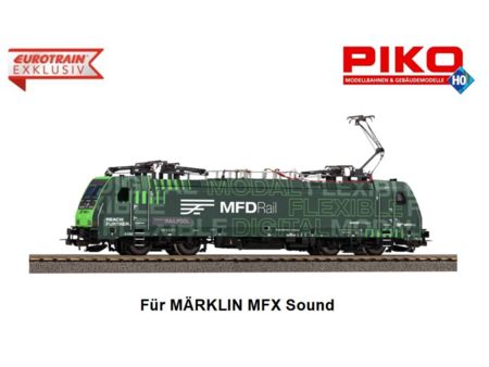 PIKO H0 AC E-Lok BR 186 MFD Rail Railpool  VI  MFX Sound