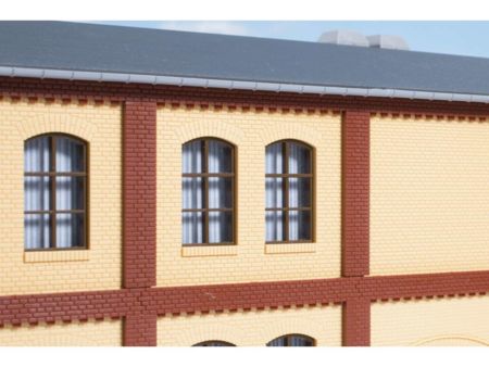 Auhagen H0 Säulen OG u. Ziegelfr. rot