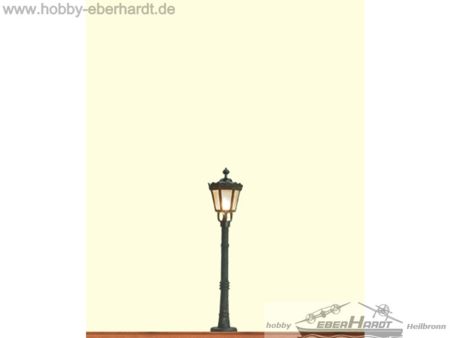 BRAWA  H0 Parklaterne, Stecksockel mit LED