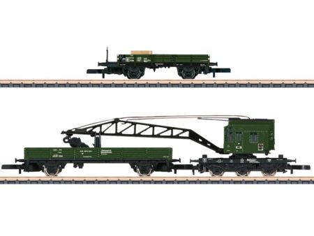 Märklin Miniclub Ergänzungsset Gleisbauzug DB