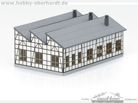 Bausatz Dampflokschuppen Rott