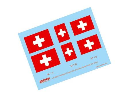 Extron Aufkleber Flaggen Satz Schweiz